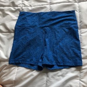 Blue Biker Shorts